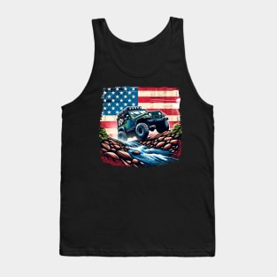 grunge america jeep offroad Tank Top
